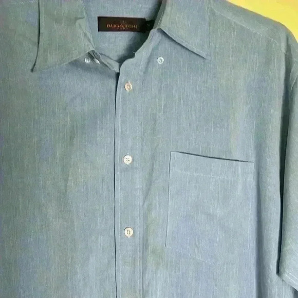 Bugatchi uomo office siren , y2k men shirt. - Picture 2 of 8